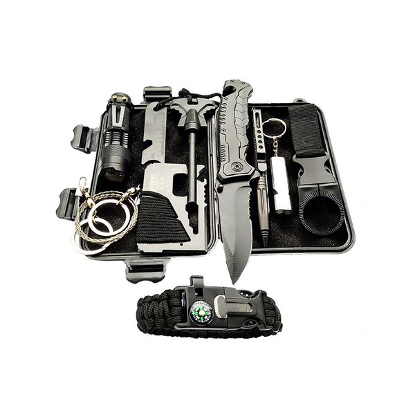 Multi-Purpose First Aid Kit Outdoor Survival Adventure Kit - Set of 10