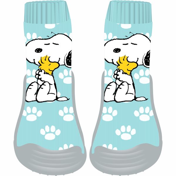 SNOOPY By Peanuts Official Licensed - Baby Socks with Non-Slip Rubber Sole