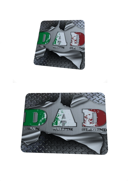 Dad 3 - Mouse Pad and Coaster Set