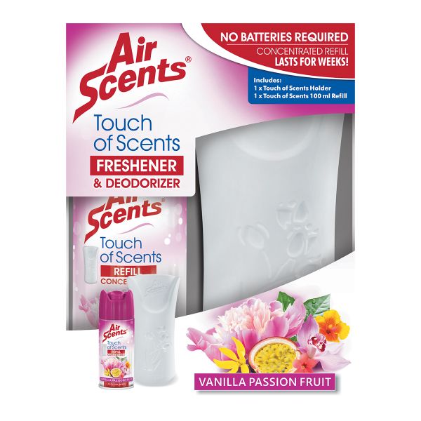 Air Scents Press Machine Including Vanilla Passsion Fruit 100Ml - 2 Pack