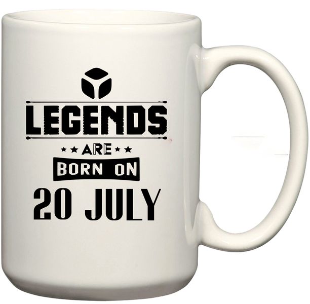 Legends Are Born on 20 July Birthday Coffee Mug
