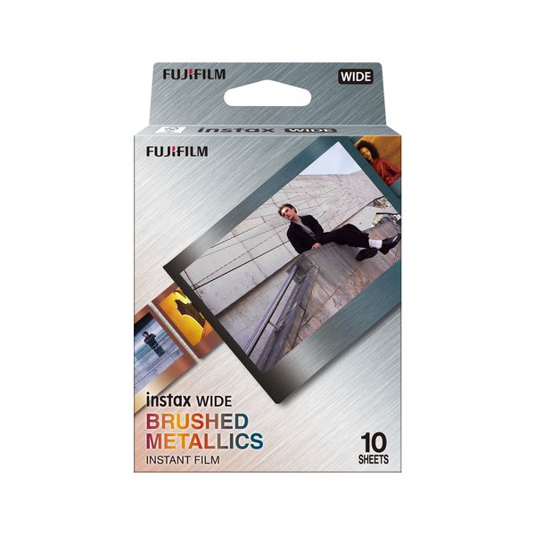 INSTAX WIDE Brushed Metallic Film Compatible with INSTAX WIDE Cameras and Printers