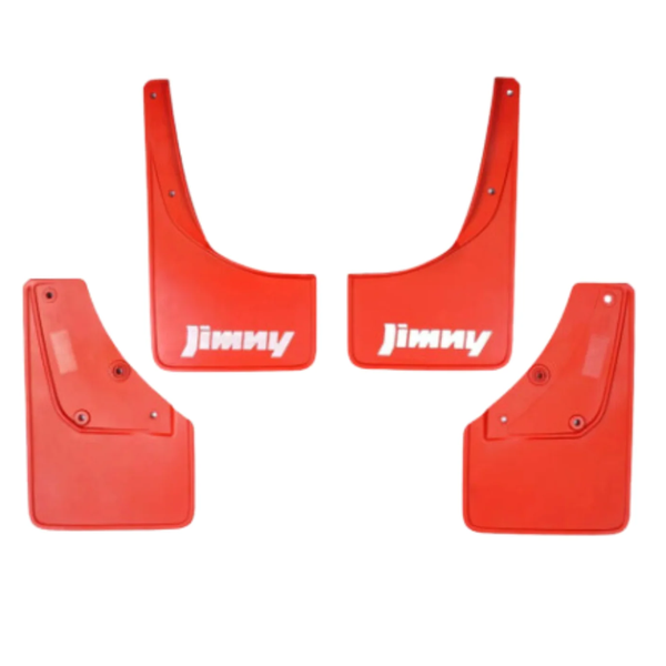 Motolab Mudflaps with Jimny Logo Compatible w/ Suzuki Jimny Gen 4 2019+