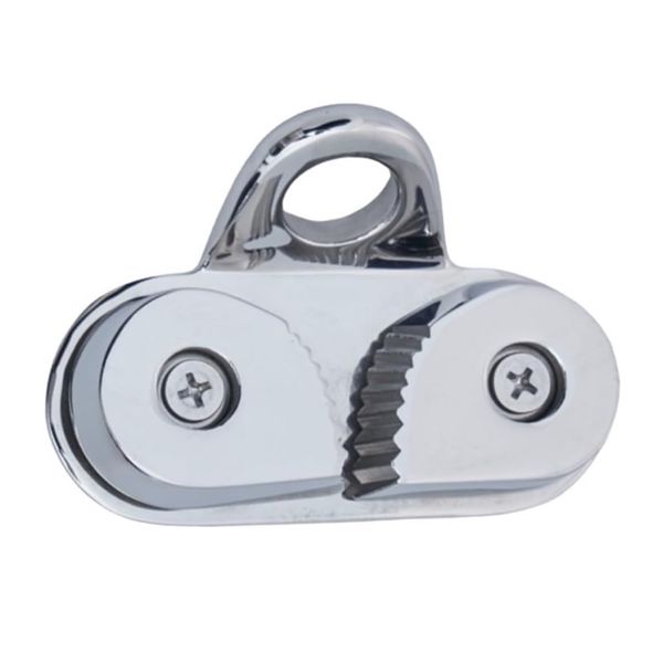 Tool Stainless Steel Rope Clamp Cam Cleat Clip Elastic Buffer Accessory 8cm