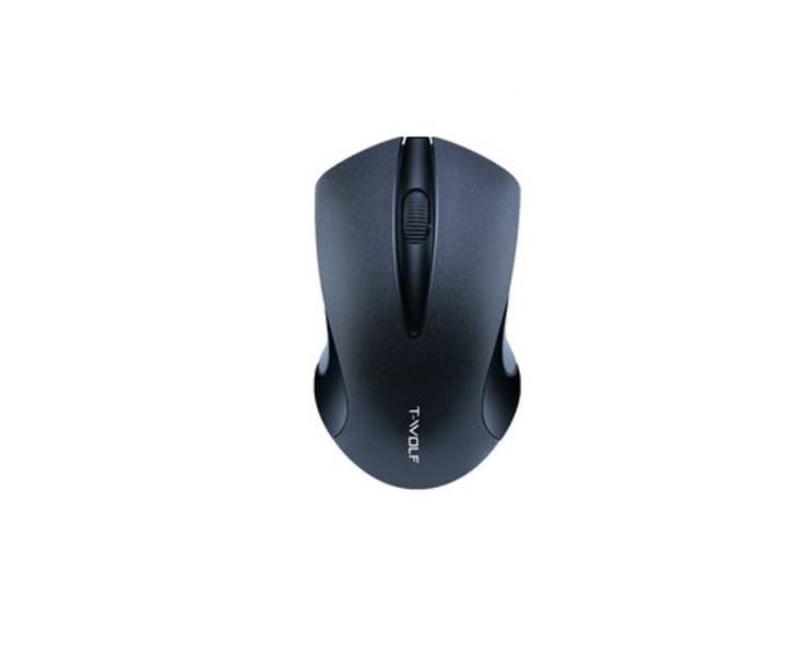 Twolf Q2 2.4G Wireless Optical Mouse - 1200 DPI Ergonomic 3-Button Design