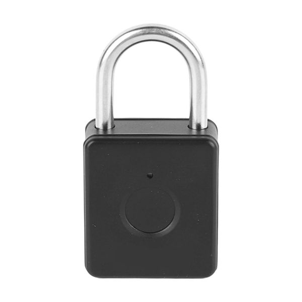 Black waterproof fingerprint padlock