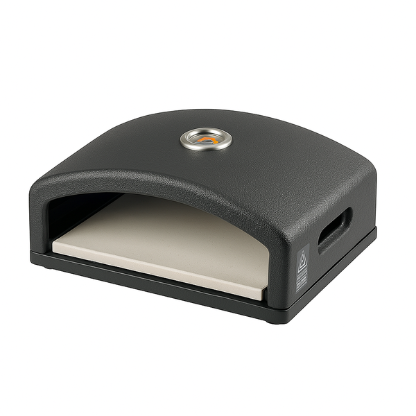 Portable Charcoal &amp; Gas Pizza Oven Box with Stone for BBQ Grill (40cm)