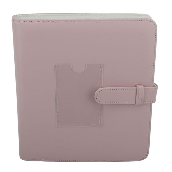 Pink PU Leather 273-Pocket Picture Album