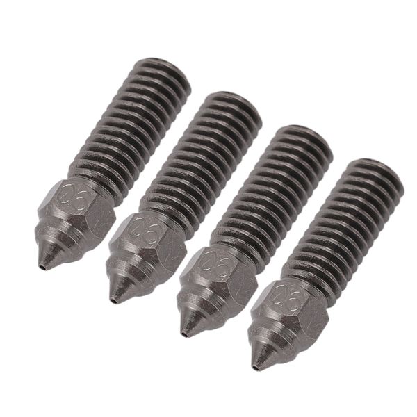 4-Pack Creality K1 Nozzles - 0.6mm Hardened Steel
