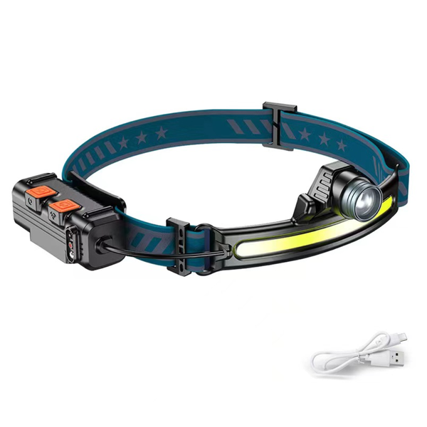 Rechargeable Head Lamps with Motion Sensor &amp; Zoomable &amp; 1500 Lumens