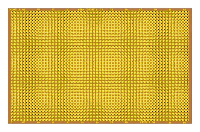 GSPK Circuits (GC006-LF) Prototyping Board, FR4, 100mm x 160mm