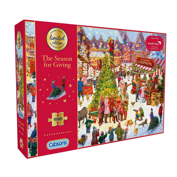 Gibsons - The Season for Giving Limited Edition - 1000 Piece Jigsaw Puzzle