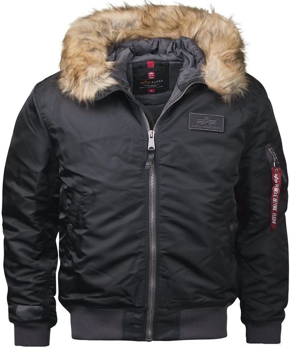 Alpha Industries - Mens MA1 VF Faux Fur Hooded CW Bomber Jacket - 002 ...