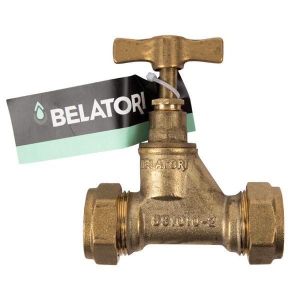 Belatori Tap Stop Brass 15x15mm