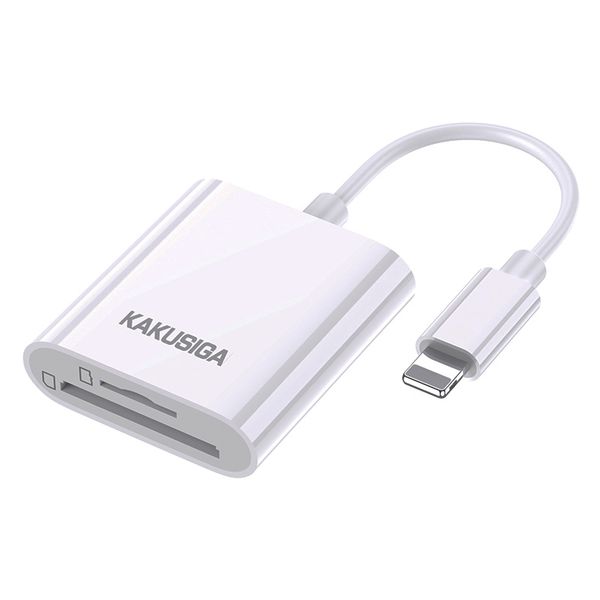 2-in-1 OTG Card Reader for Phone PC with USB-C