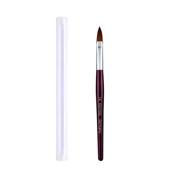 Acrylic Nail Brush Brown #14