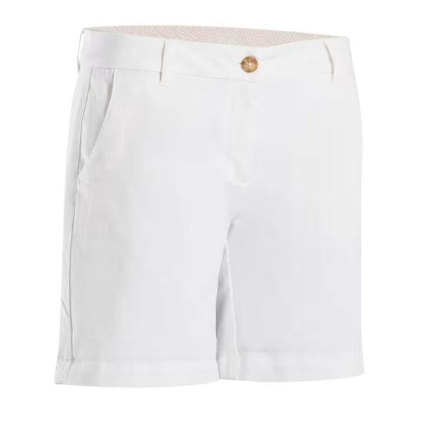 Inesis Women's Golf Cotton Chino Shorts - 500 White