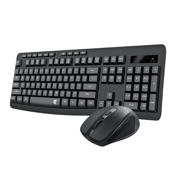 Redragon Wireless Black Office Keyboard and Mouse Combo