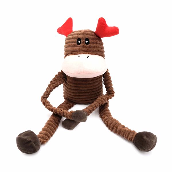 ZippyPaws Holiday Crinkle Reindeer - Large