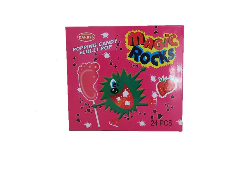 Magic Rocks Strawberry Flavoured Popping Candy