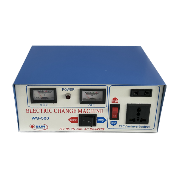 Sun Solar Inverter WS-500 12V DC to 220V AC