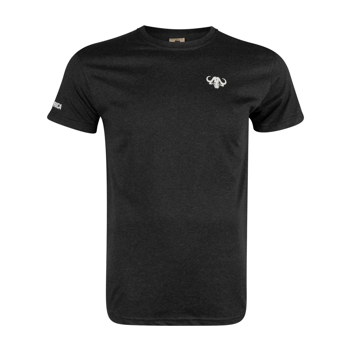 Sniper Africa - Grey Melange Mens Buffalo Logo T-Shirt | Shop Today ...