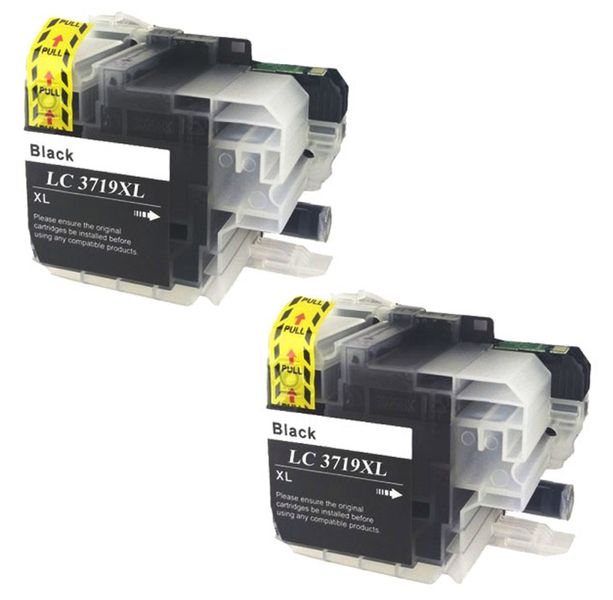 Brother LC3719XL / LC-3719 Black Ink Cartridges x 2 - Compatible