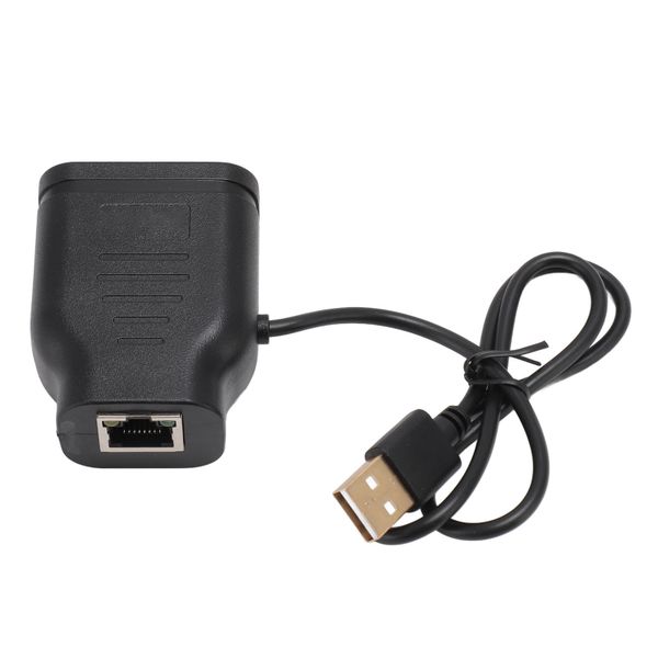 1-to-2 RJ45 Splitter 1000Mbps LAN Adapter for Dual Device Connection