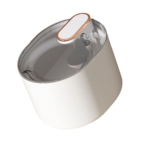3L Electric Automatic Pet Dog Cat Water Fountain - White
