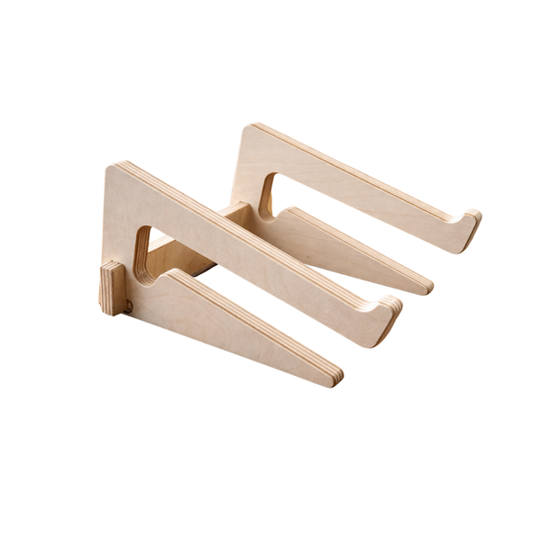 Laptop Stand - Birch Plywood - Scandi Style