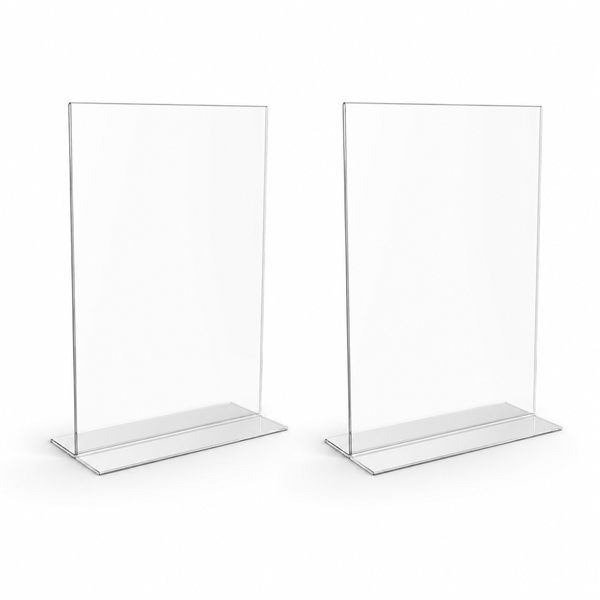 Acrylic T-Menu Stand (Pack of 5)
