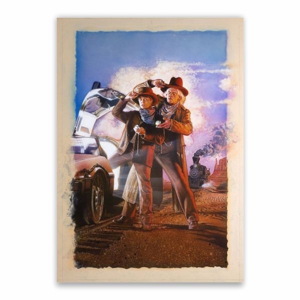 Back To The Future Wild West Poster - A1