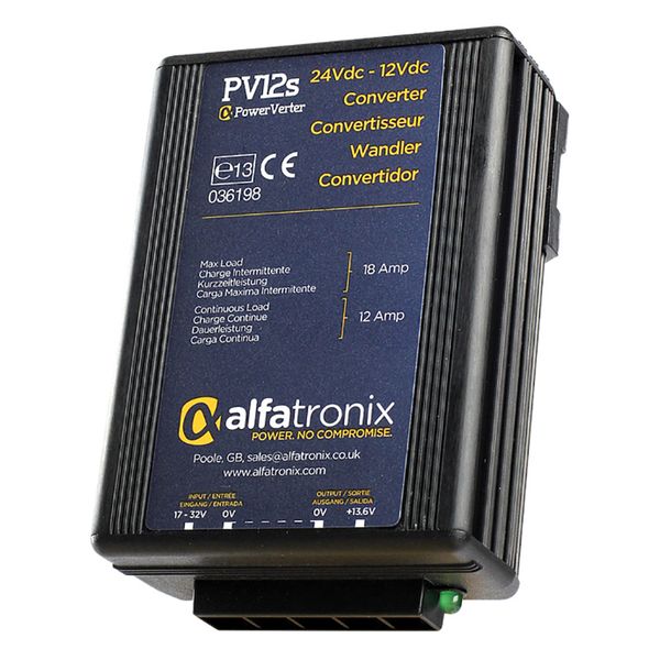 Alfatronix Converter 24-12 V 12/18 A 144 W