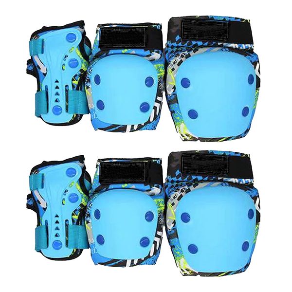 6-in-1 Thickening Adjustable Sports Protective Gear Kit for Kids