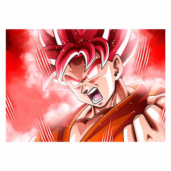 DB Super Goku SSJG - A1 Poster