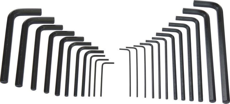 MTS Allenkey Set mm/Af 25 Piece 1653