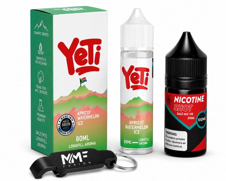 Yeti Series MMF E-Liquid 60ml Juice 50mg - Apricot Watermelon Ice