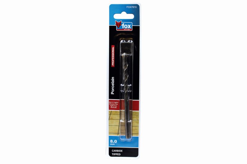 FOX Porcelain / Ceramic Drill Bit 8.0mm