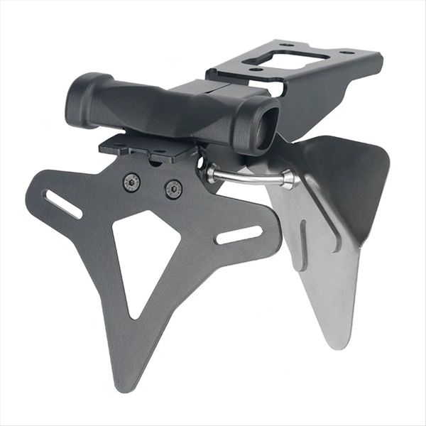 Motorcycle Rear Short Tail Stock License Plate Compatible with Universal