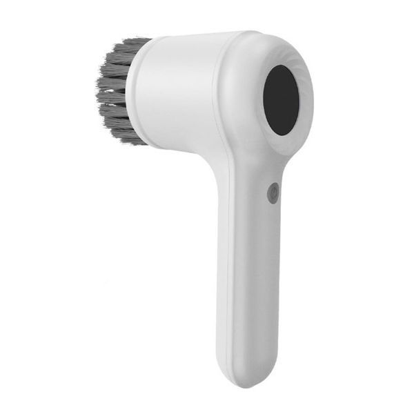 5-in-1 Cordless Electric Cleaning Brush Waterproof Adjustable - Gray
