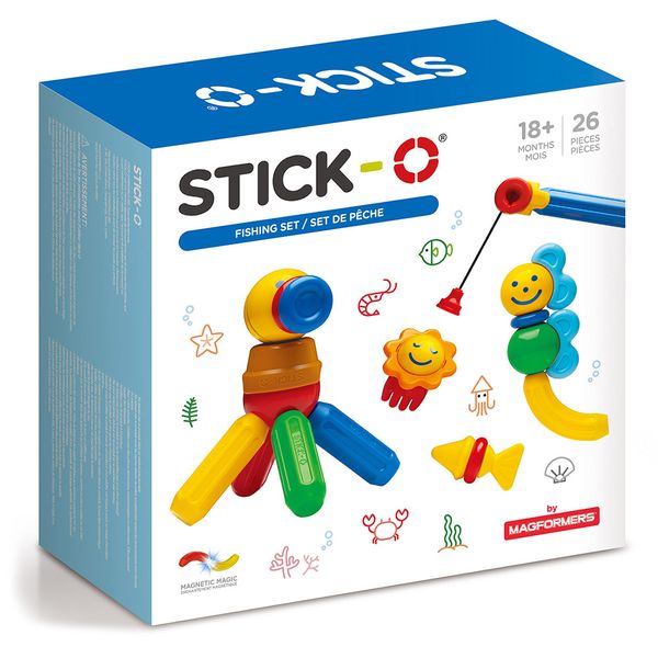 Stick-O Magnetic Building Set: Fishing Set 26pc