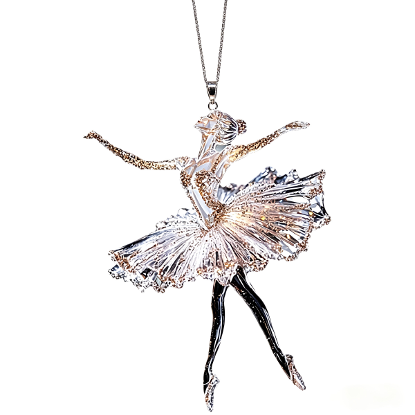 Sparkling Ballet Girl Ornament Car Hanging Decoration