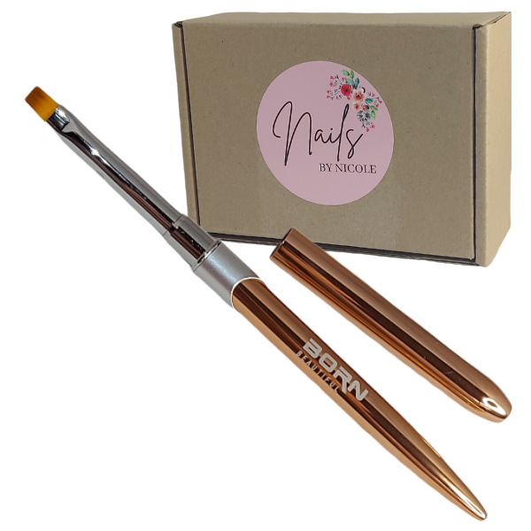 BB Professional Gel Brush - Straight - Rose Gold