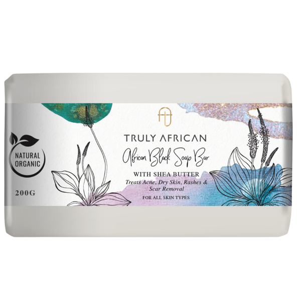 Raw African Black Soap -Acne Treatment &amp; Dark Spot Remover - 200g