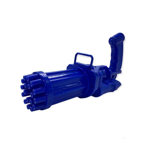 Blue Midi Bubble Gatling Gun - BG02