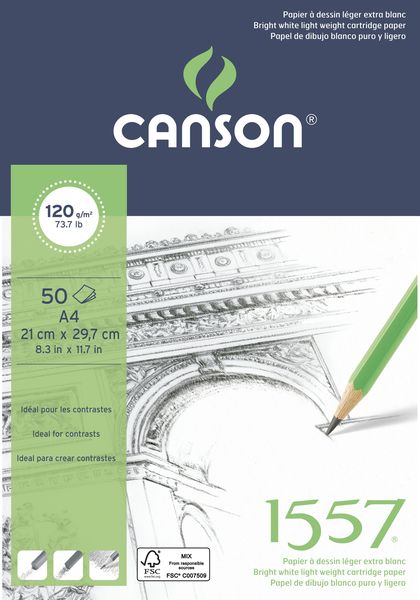 Canson 1557 Pad 50S A4 120G