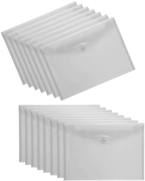 Butterfly Carry Folders - A4 160 m (Clear) X15
