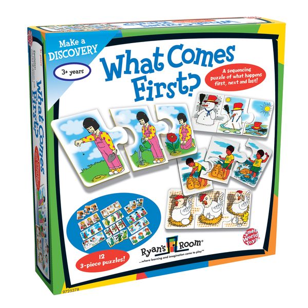 Ryan's Room What Comes First? Game