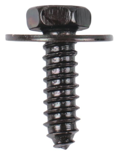 6mm Panel Screws with Washer (Black) - Pack of 100