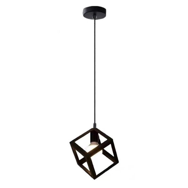 Drlight Fashion Metal Pendant with Square Box Pattern - Single